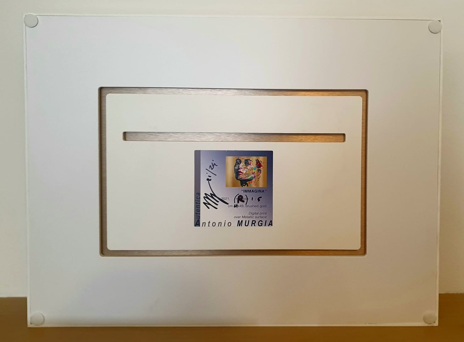 ANTONIO MURGIA - Immagina (brushed gold)
