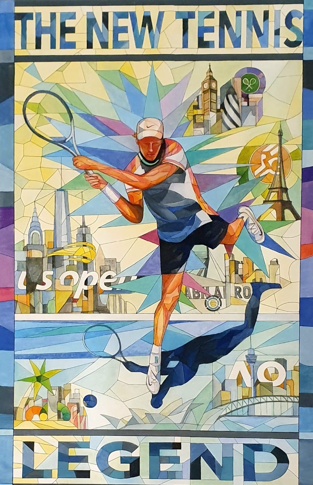 VALENTINA MOREA The New Tennis Legend - 60x90 cm