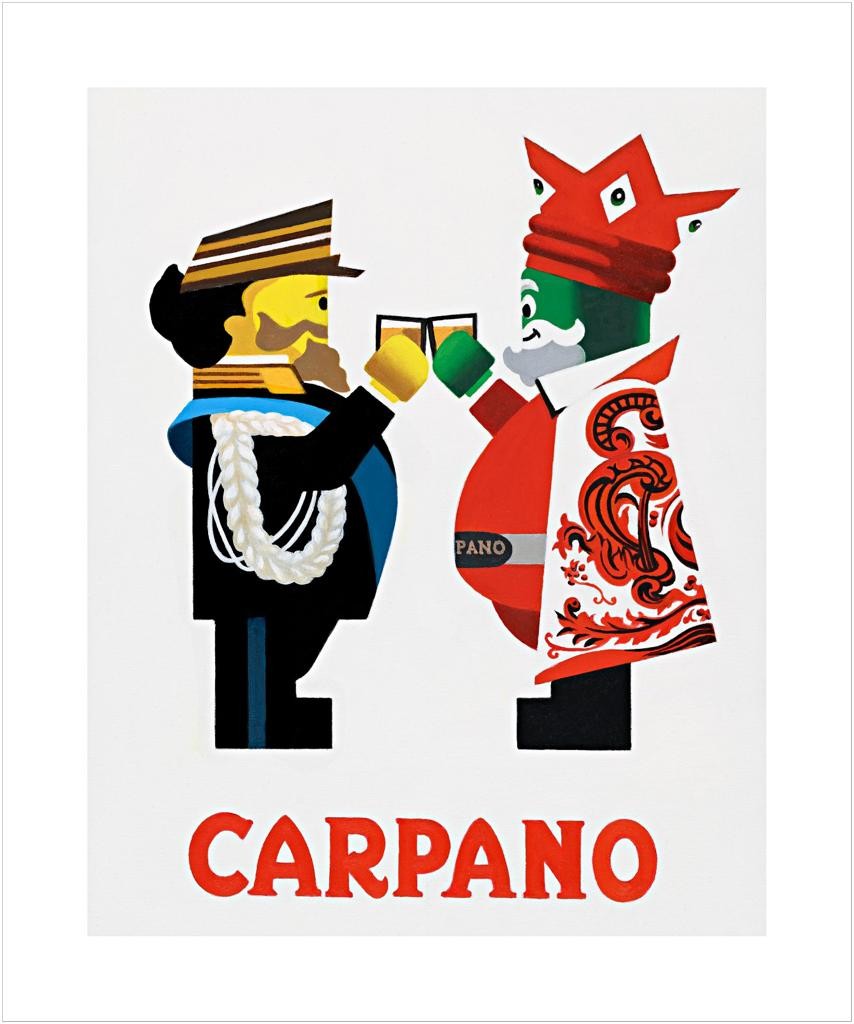 STEFANO BOLCATO - Carpano Serie Brindisi Storico Vittorio Emanuele II 50x60 cm