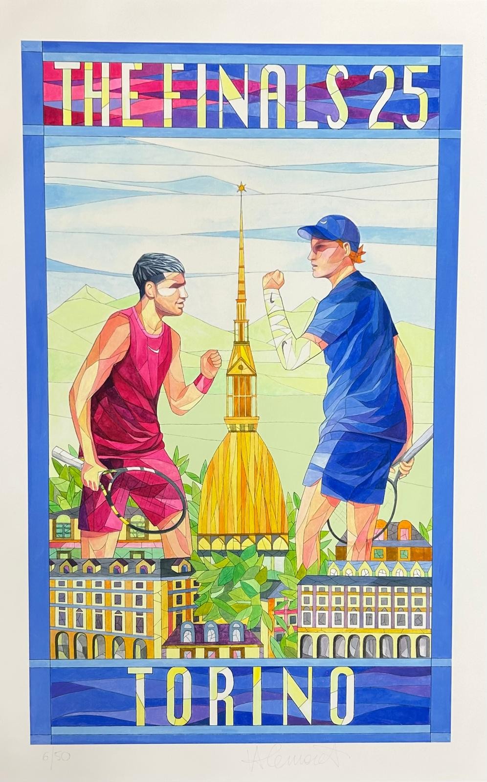 VALENTINA MOREA The Finals 25  60x90 cm