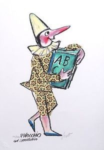 EMANUELE LUZZATI  Pinocchio l'Abecedario