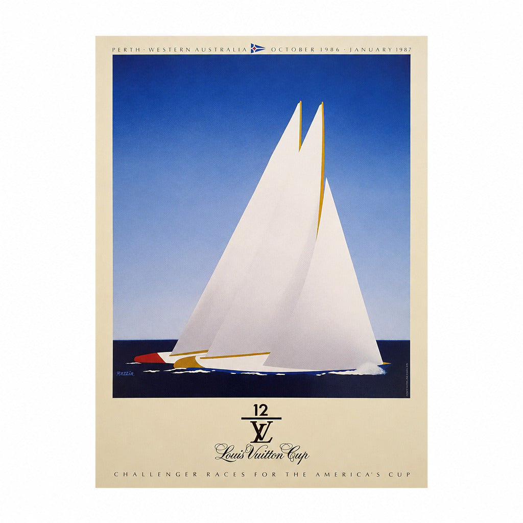 RAZZIA (Gerard Courbouleix Dénériaz) - 12 LV Louis Vuitton Cup, 1987
