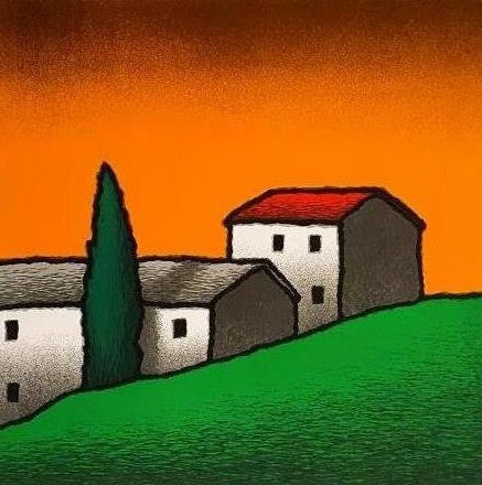 TINO STEFANONI - Casali e cipresso