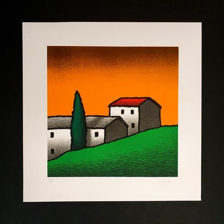 TINO STEFANONI - Casali e cipresso