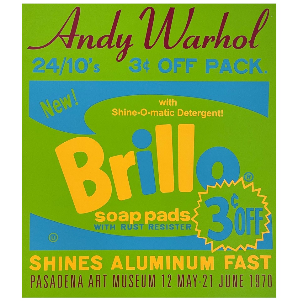 ANDY WARHOL - Brillo, Pasadena Art Museum