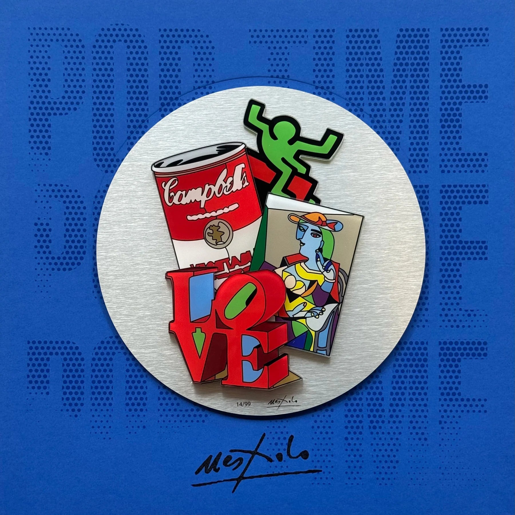 UGO NESPOLO - Serigrafia di Copertina Pop Time