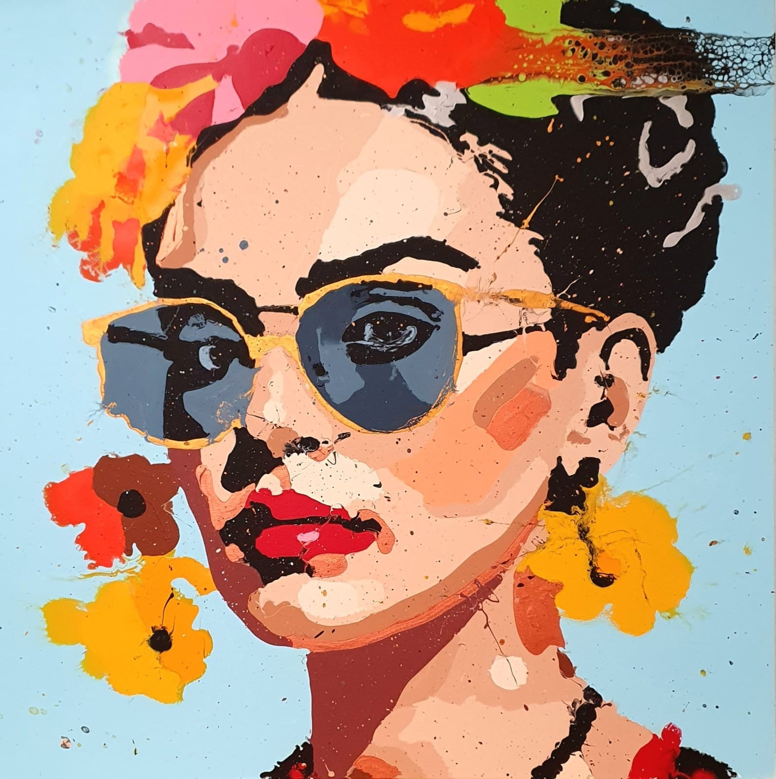 IVAN LORENZO FREZZINI -  Diffusione di Frida Kahlo Gafas II