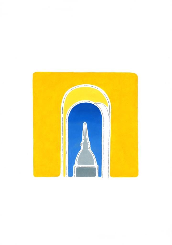 MERY RIGO - Portico giallo, catturare la Mole