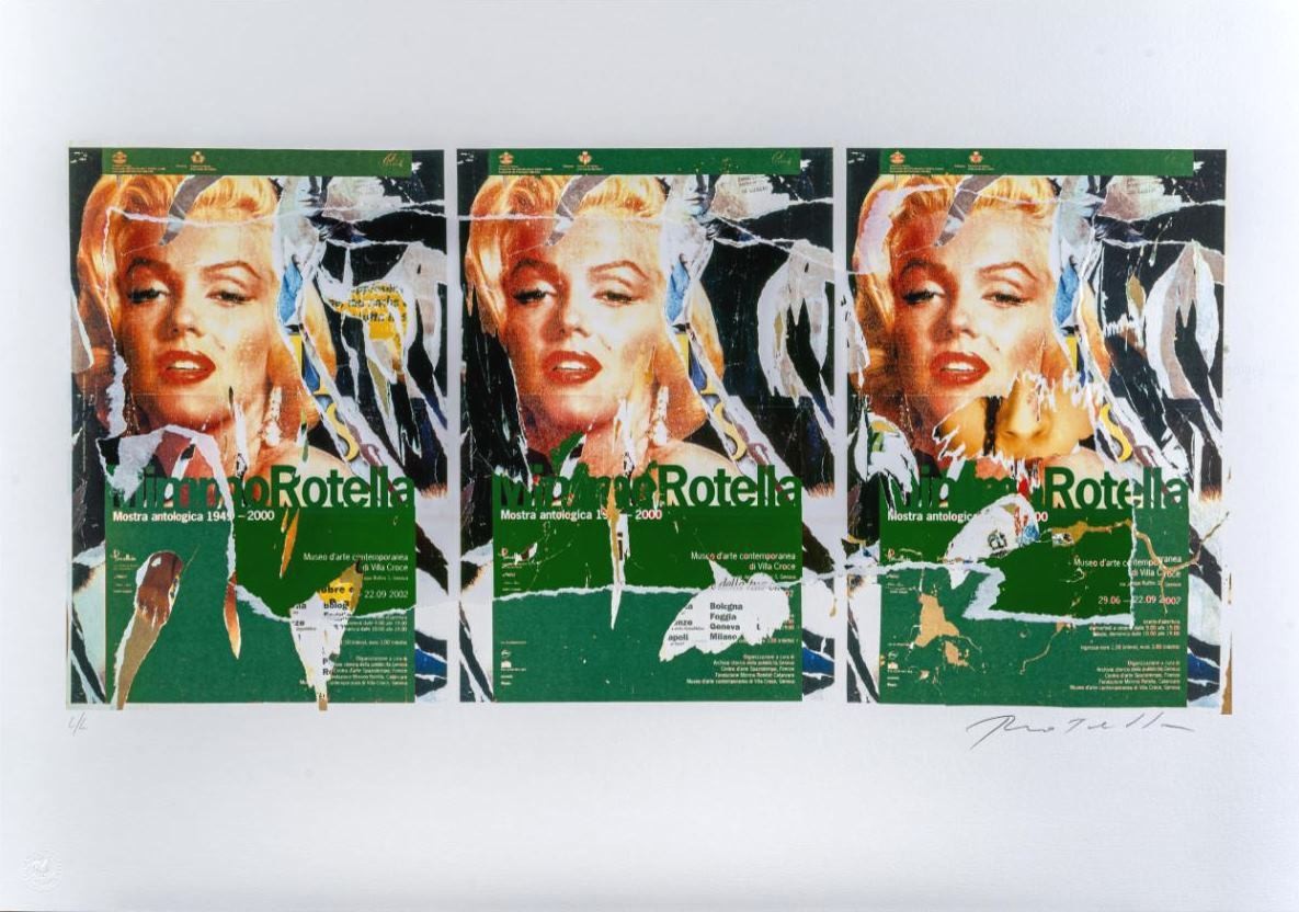 MIMMO ROTELLA - Omaggio a Marilyn