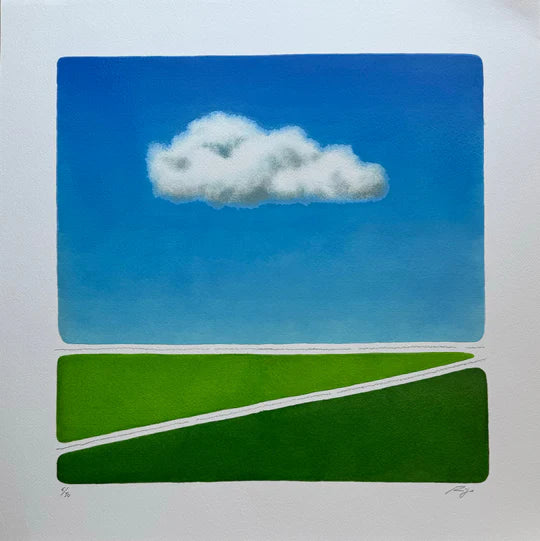 MERY RIGO - Come una nuvola - Serigrafia