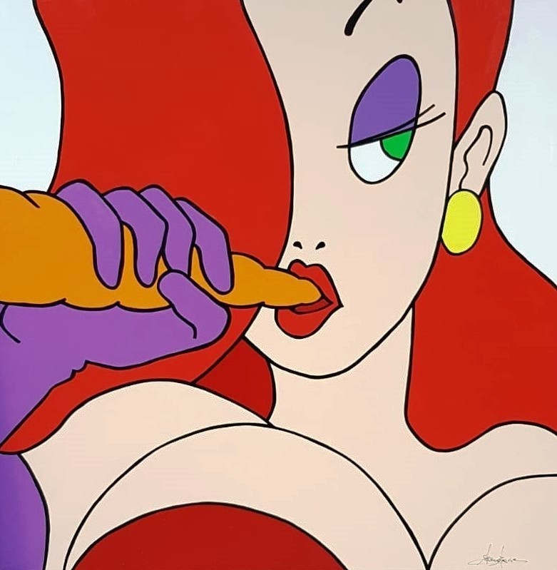 SERGIO VEGLIO - Popartoons Jessica Rabbit
