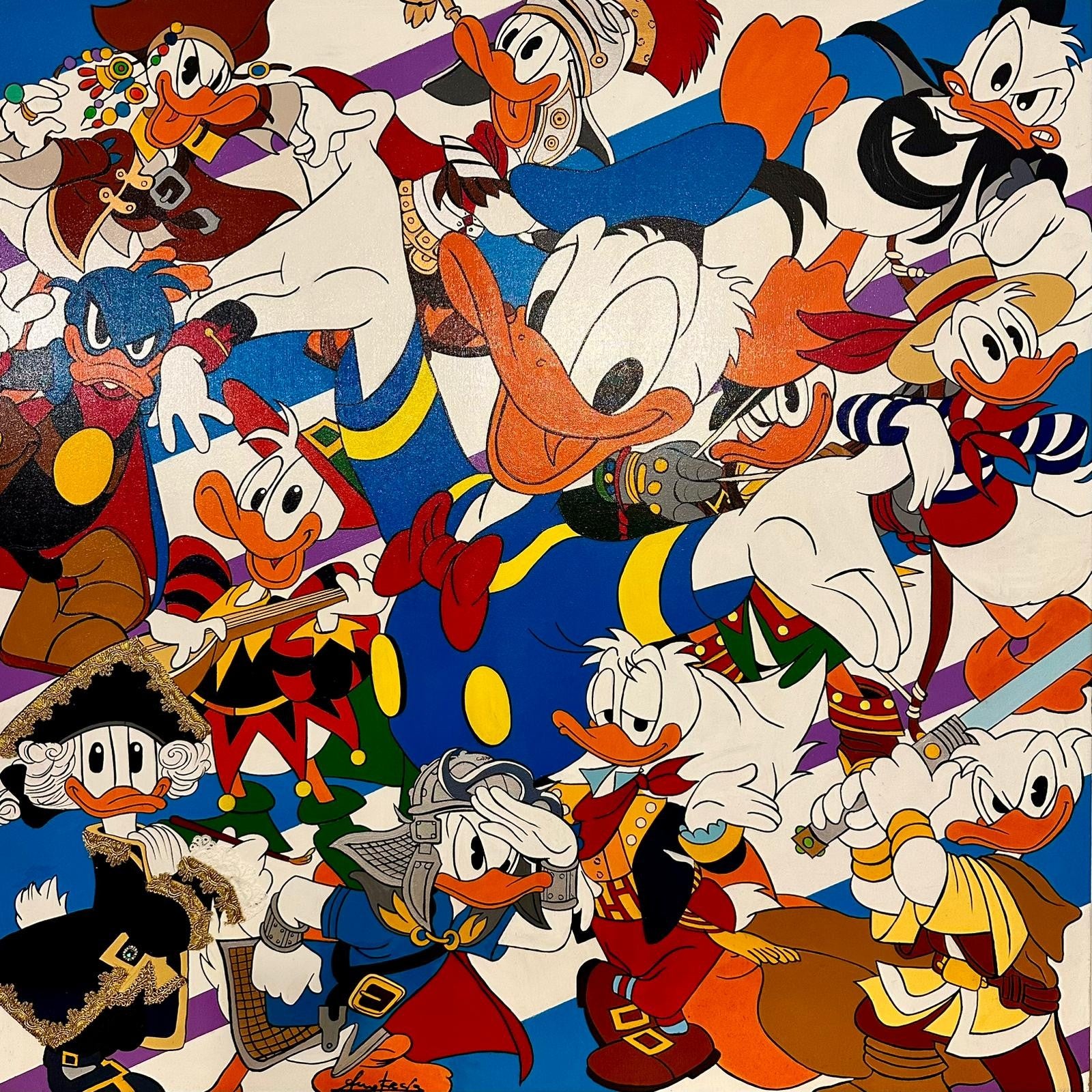 SERGIO VEGLIO - The thousand faces of Donald Duck
